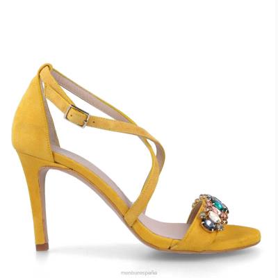 Menbur mujer borgo 204L4572 tacones altos amarillo