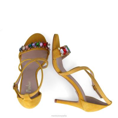 Menbur mujer borgo 204L4572 tacones altos amarillo