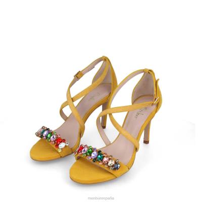 Menbur mujer borgo 204L4572 tacones altos amarillo