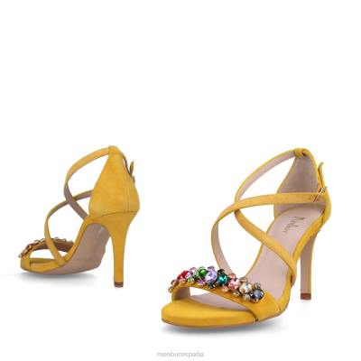 Menbur mujer borgo 204L4572 tacones altos amarillo