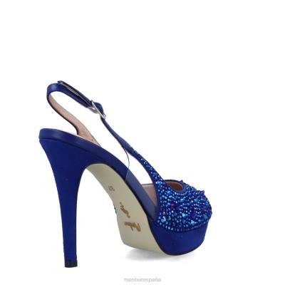 Menbur mujer borgorosa 204L5362 tacones altos azul medio