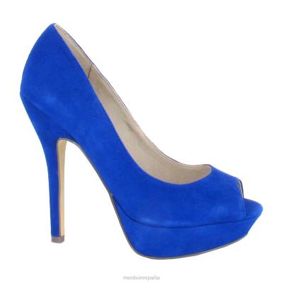 Menbur mujer boudón 204L4507 tacones altos azul medio