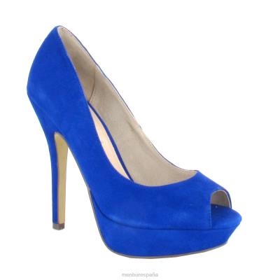 Menbur mujer boudón 204L4507 tacones altos azul medio