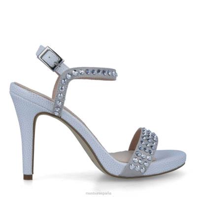 Menbur mujer brazzano 204L5366 tacones altos plata