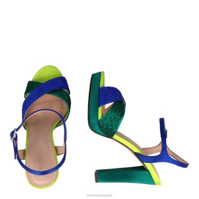 Menbur mujer brigante 204L1247 tacones altos azul medio