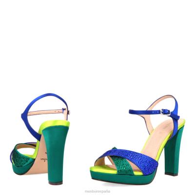 Menbur mujer brigante 204L1247 tacones altos azul medio