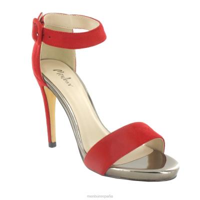 Menbur mujer burano 204L1388 tacones altos rojo