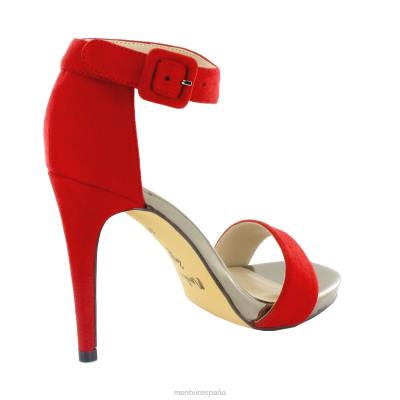 Menbur mujer burano 204L1388 tacones altos rojo