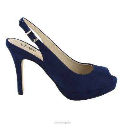 Menbur mujer busana 204L4246 tacones altos azul oscuro