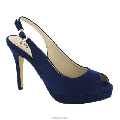 Menbur mujer busana 204L4246 tacones altos azul oscuro