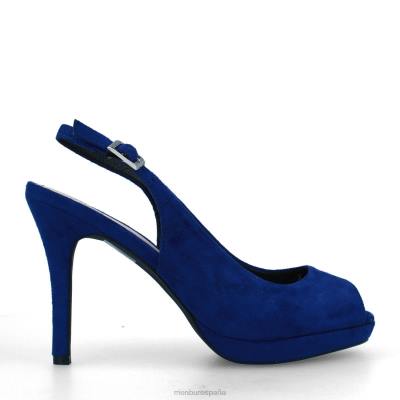 Menbur mujer busana 204L965 tacones altos azul medio