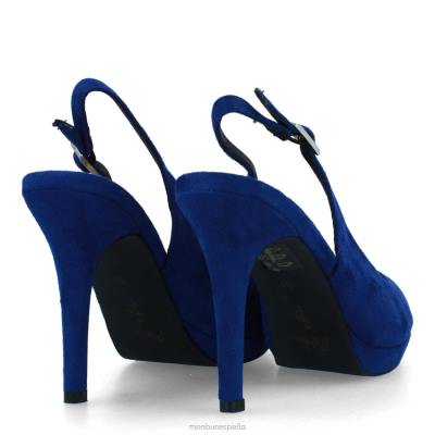 Menbur mujer busana 204L965 tacones altos azul medio