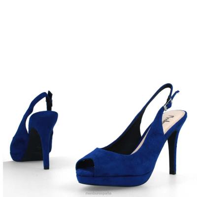 Menbur mujer busana 204L965 tacones altos azul medio