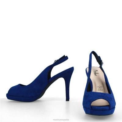 Menbur mujer busana 204L965 tacones altos azul medio