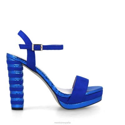 Menbur mujer cadeasse 204L5372 tacones altos azul medio