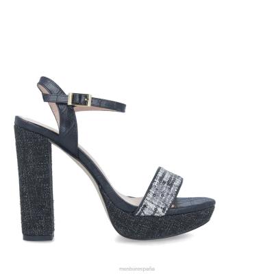 Menbur mujer calendario 204L1496 tacones altos negro