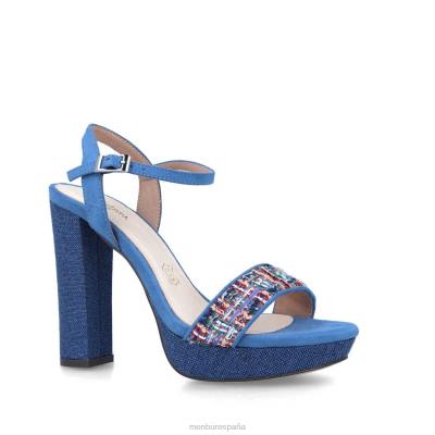 Menbur mujer calendario 204L5378 tacones altos azul oscuro