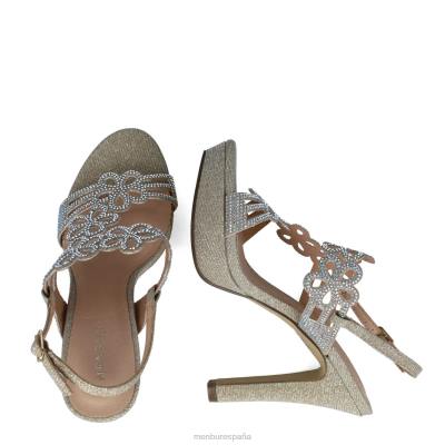 Menbur mujer calusco 204L1254 tacones altos oro