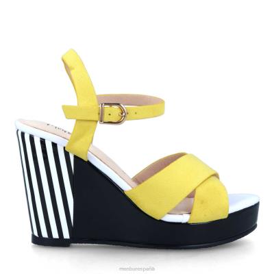 Menbur mujer calvi 204L4009 tacones altos amarillo