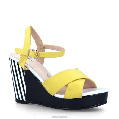 Menbur mujer calvi 204L4009 tacones altos amarillo