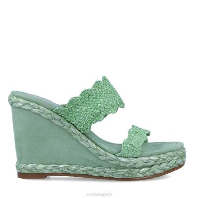 Menbur mujer cambroso 204L1531 tacones altos verde