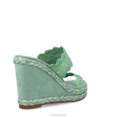 Menbur mujer cambroso 204L1531 tacones altos verde