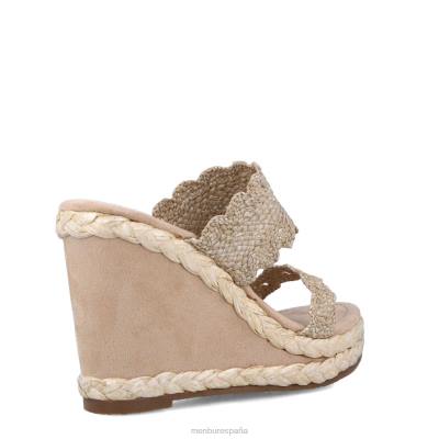 Menbur mujer cambroso 204L5453 tacones altos beige