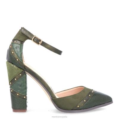 Menbur mujer camburzano 204L5301 tacones altos verde