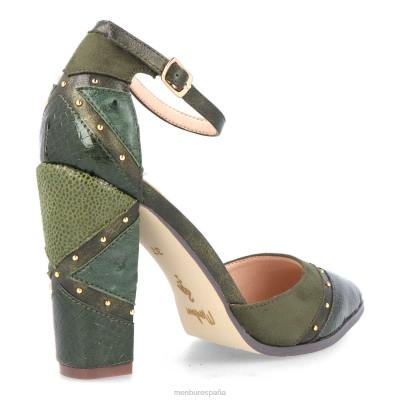 Menbur mujer camburzano 204L5301 tacones altos verde