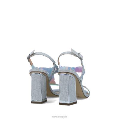 Menbur mujer camelopardalis 204L1283 tacones altos plata