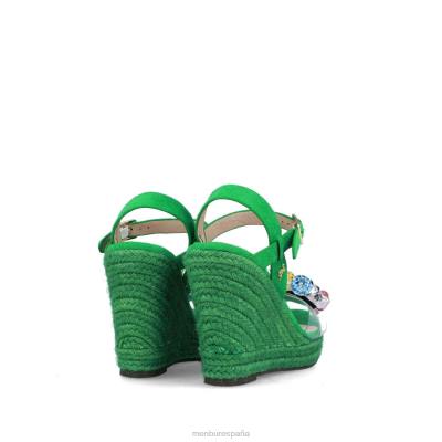 Menbur mujer caminetto 204L5145 tacones altos verde