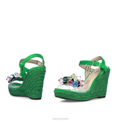 Menbur mujer caminetto 204L5145 tacones altos verde