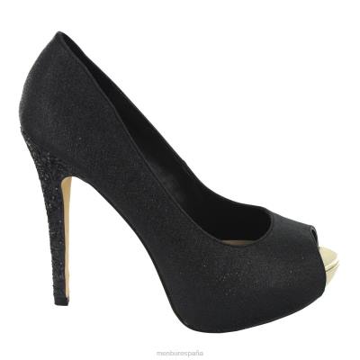 Menbur mujer campana 204L4709 tacones altos negro