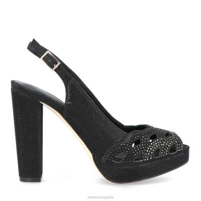 Menbur mujer canal 204L4109 tacones altos negro