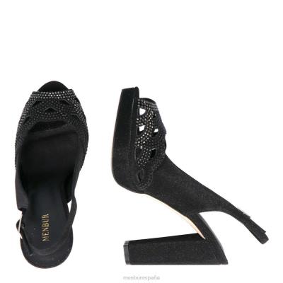 Menbur mujer canal 204L4109 tacones altos negro