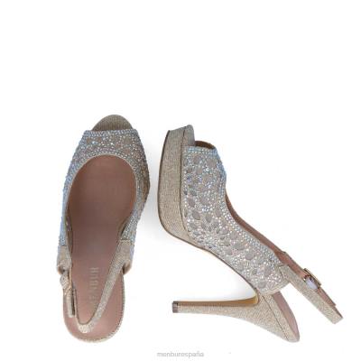 Menbur mujer cancelarlo 204L4087 tacones altos beige