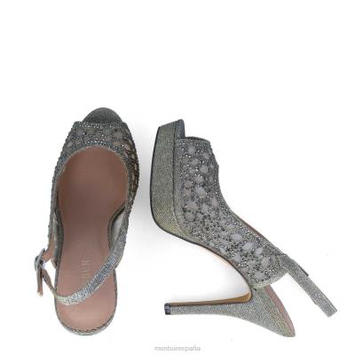 Menbur mujer cancelarlo 204L888 tacones altos gris