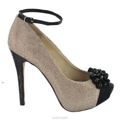 Menbur mujer canillas 204L4755 tacones altos beige