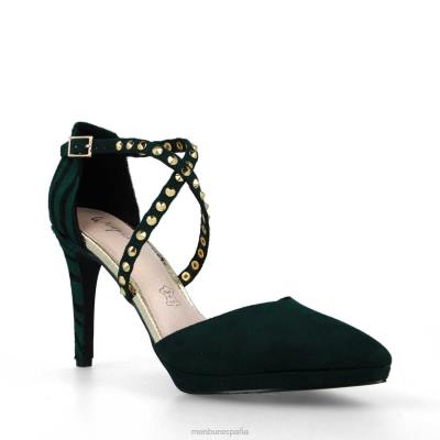 Menbur mujer cantarana 204L5309 tacones altos verde