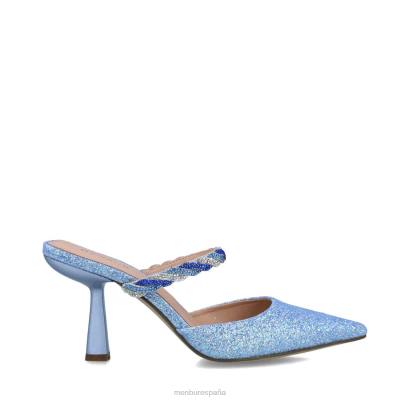 Menbur mujer capella 204L3743 tacones altos azul medio