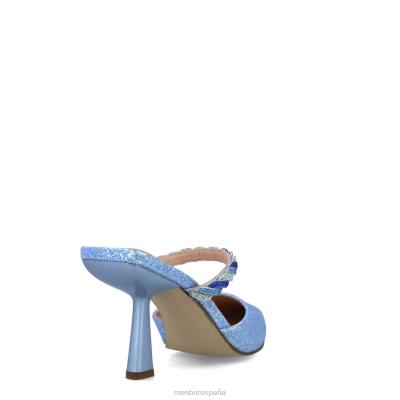 Menbur mujer capella 204L3743 tacones altos azul medio