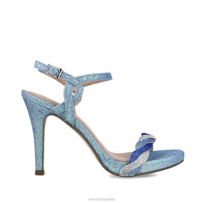 Menbur mujer capella 204L731 tacones altos azul medio