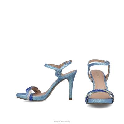 Menbur mujer capella 204L731 tacones altos azul medio