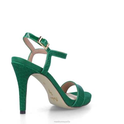 Menbur mujer capodirigo 204L4030 tacones altos verde