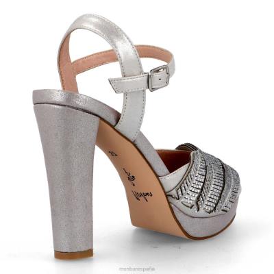 Menbur mujer caprarica 204L5318 tacones altos plata