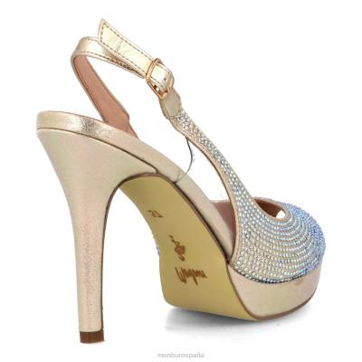 Menbur mujer capril 204L1449 tacones altos oro