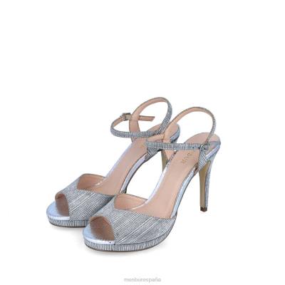 Menbur mujer carditello 204L4127 tacones altos plata