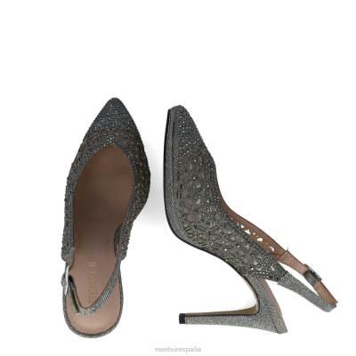 Menbur mujer carita 204L3952 tacones altos gris