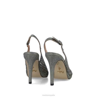 Menbur mujer carita 204L3952 tacones altos gris