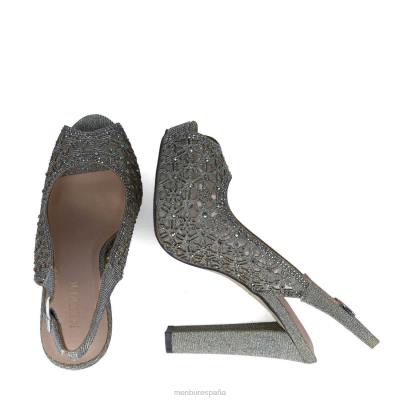 Menbur mujer carita 204L4925 tacones altos gris